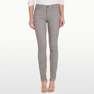 NYDJ Ornate Paisley Grey Skinny Jeans